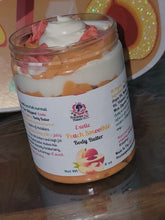 Load image into Gallery viewer, BODY BUTTER**Exotic Peach, Strawberry Milkshake, Exotic Passion Fruit, Exotic Pineapple, Cashemere, Strawberry Pound Cake Body Butter(organic ingredients)