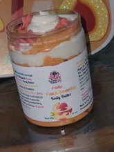 Load image into Gallery viewer, BODY BUTTER**Exotic Peach, Strawberry Milkshake, Exotic Passion Fruit, Exotic Pineapple, Cashemere, Strawberry Pound Cake Body Butter(organic ingredients)
