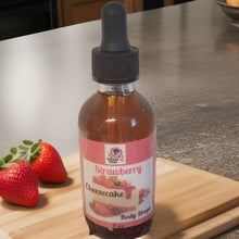 Load image into Gallery viewer, Body Oil***Strawberry Cheesecake Body Oil/Drops 4 oz &amp; 2 oz

